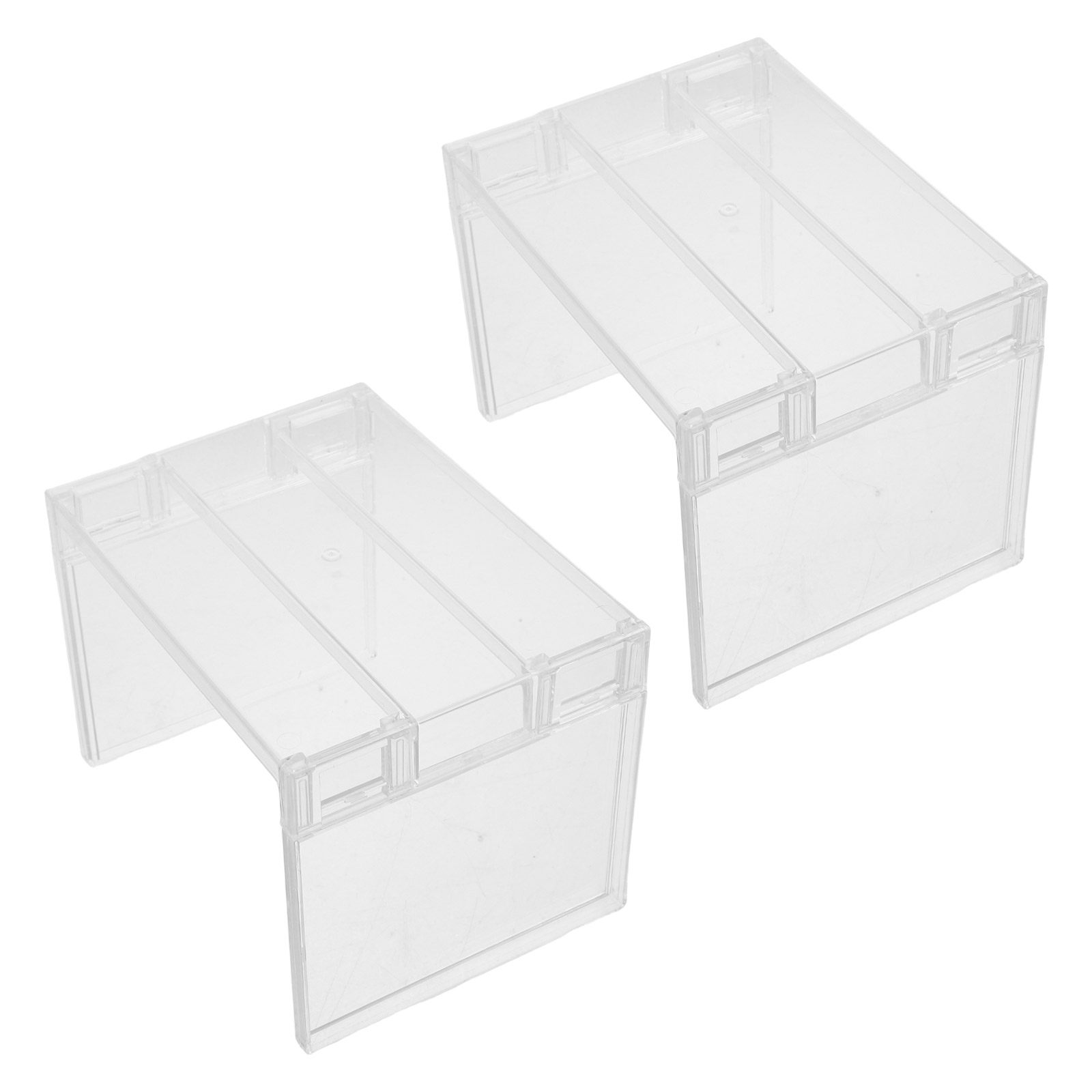 Food Storage Rack For Kitchen - 2 stuks koelkast organizer plank transparant