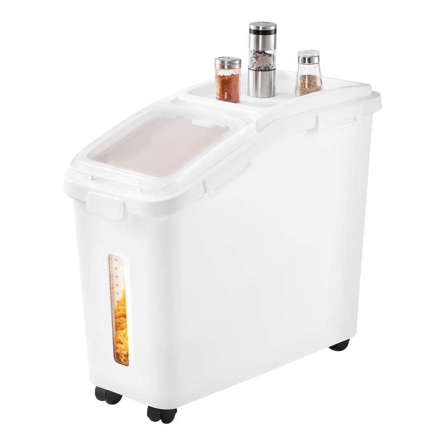 Food Storage With Wheels - Grote rijstcontainer van 11,4 gallon/50 liter