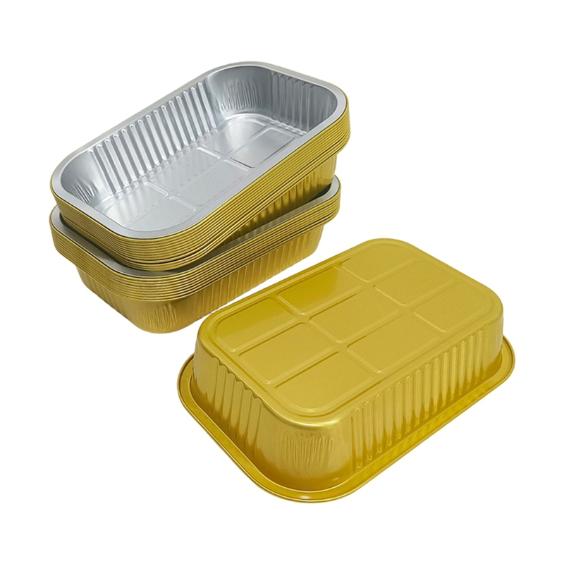 Food Storage Aluminum Containers - Aluminiumfolie Bakvormen 1050ml Rechthoekige Bakblikken Wegwerp