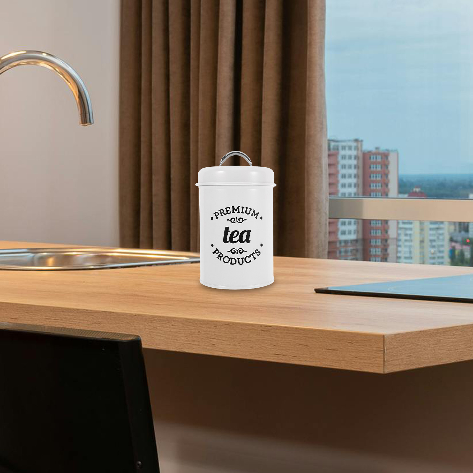 Food Storage Containers Set - Afgesloten ijzeren blikjesset, elegante luchtdichte voedselopslagcontainers