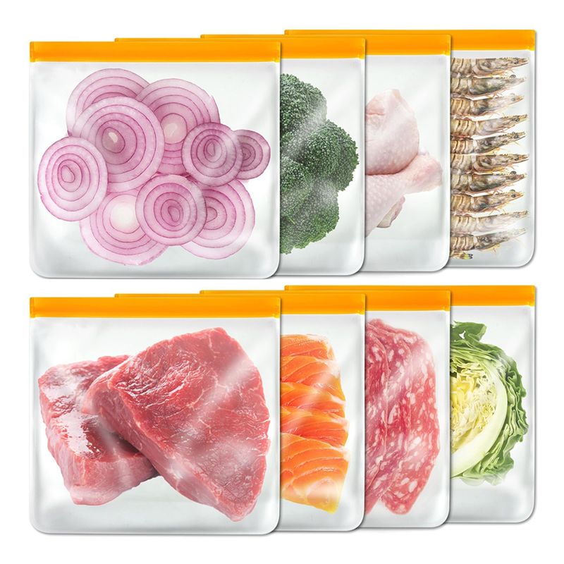 Food Storage Frozen - BHBD-Herbruikbare voedselbewaarzakken, bewaarzakken voor bevroren fruit,