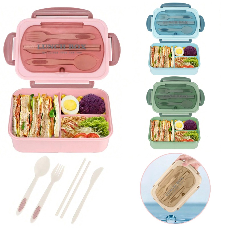 Food Storage Vault - 3 stks/1 st Bento Box lunchbox