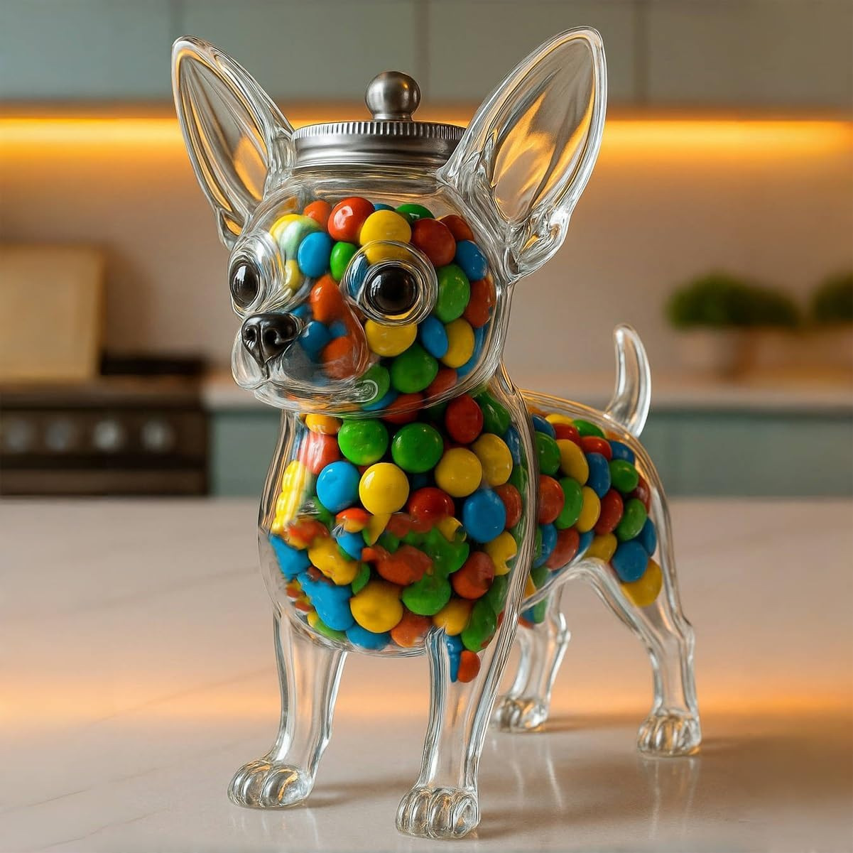 Food Storage Set Glass - Chihuahua-vormige container voor het bewaren van
