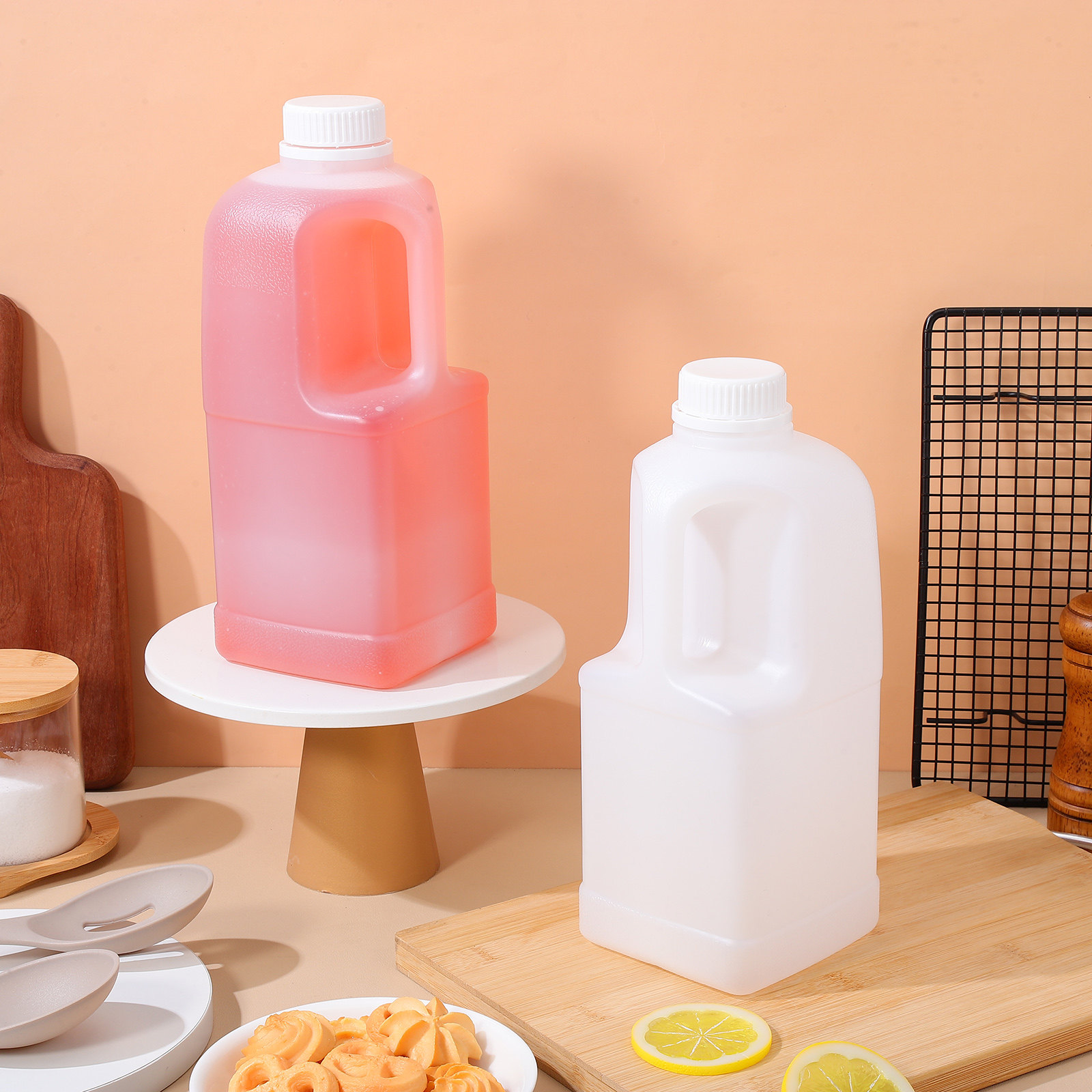 Food Storage Handling - 3-delige grote capaciteit (2 gallon) wateropslagkan