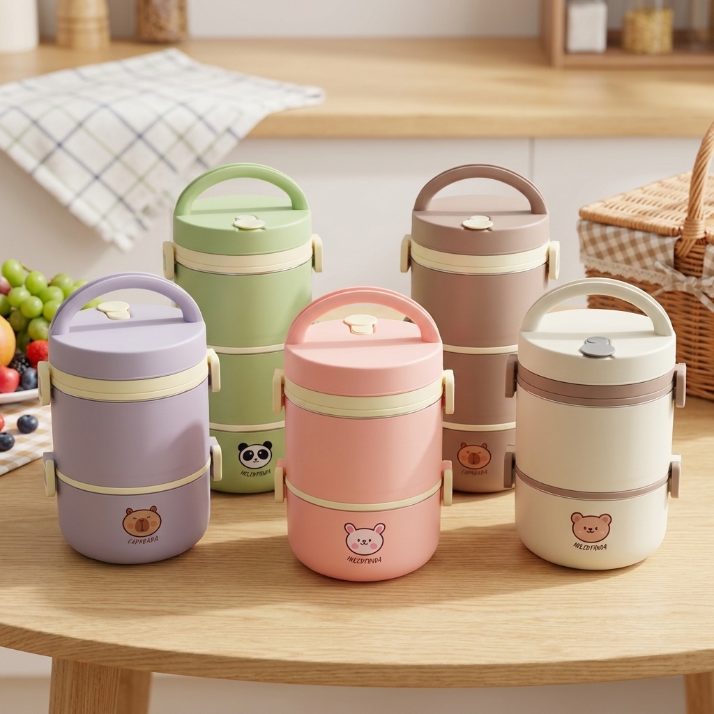 Food Storage Jar Set - 304 roestvrijstalen thermische lunchbox Bento Box
