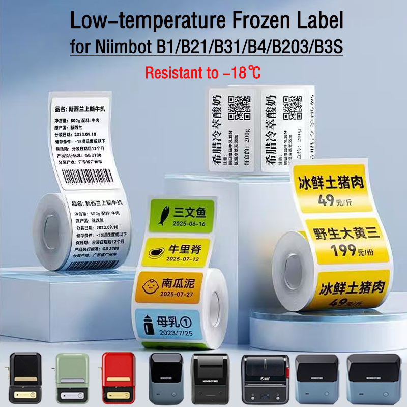 Food Storage And Temperature - NIIMBOT B1/B2/B21/B31/B4/B203/B3S/B2 Koelkast Vriezer Vershoudbox Etiketpapier