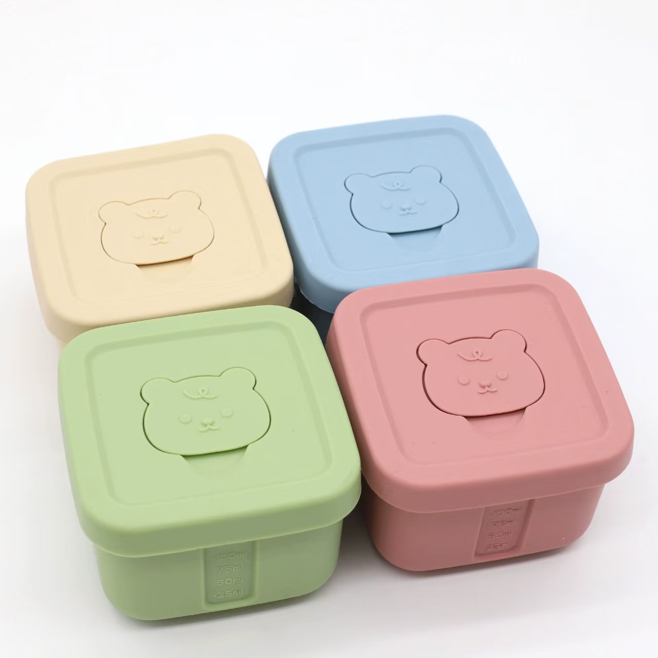 Food Storage Frozen - Siliconen Voedingssupplement Doos Bevroren Vershouddoos Met