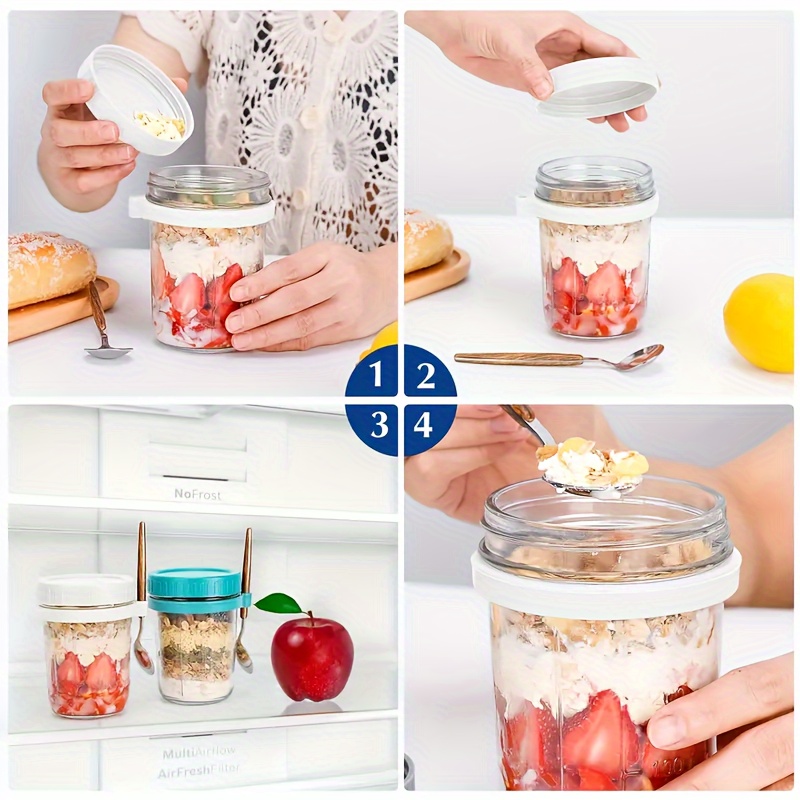 1 st/2 stks Glazen Havermout B - Food Storage Jar Set recensie en prijs