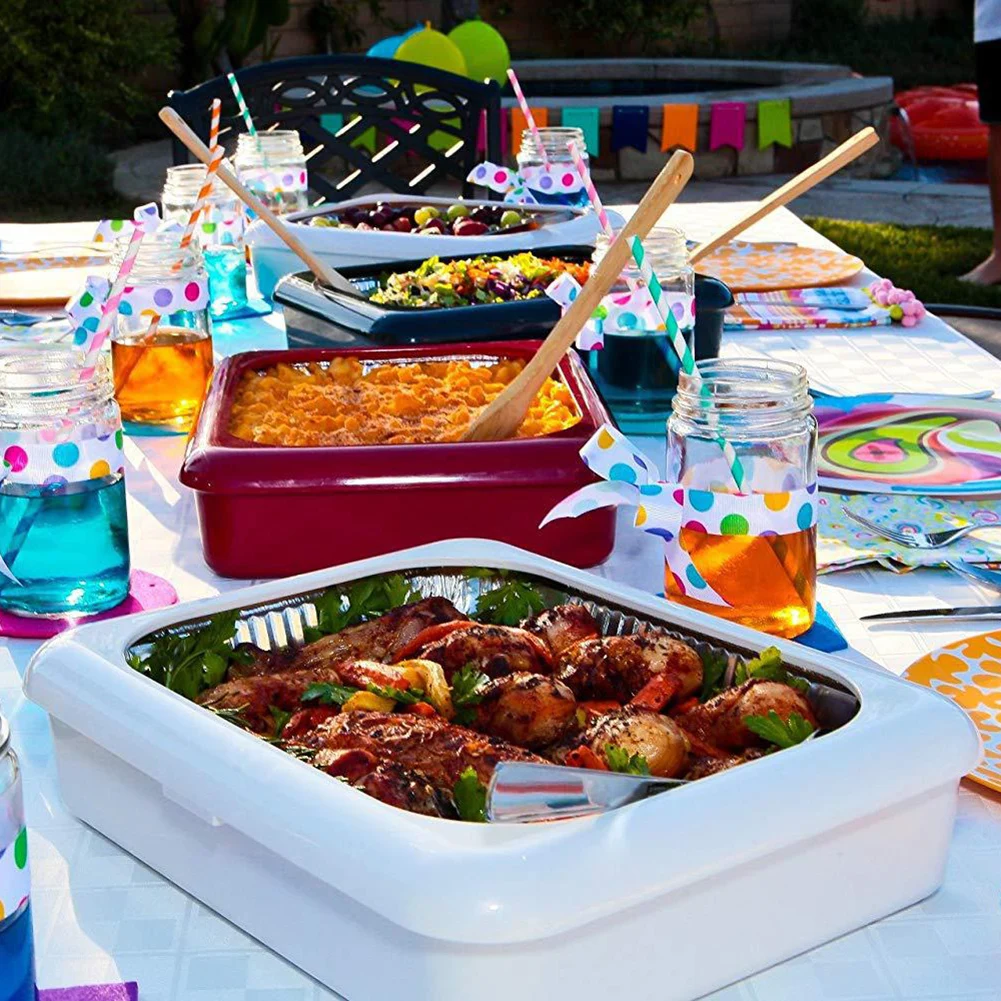 Plastic folie pandrager stapel - Food Storage Aluminum Containers recensie en prijs