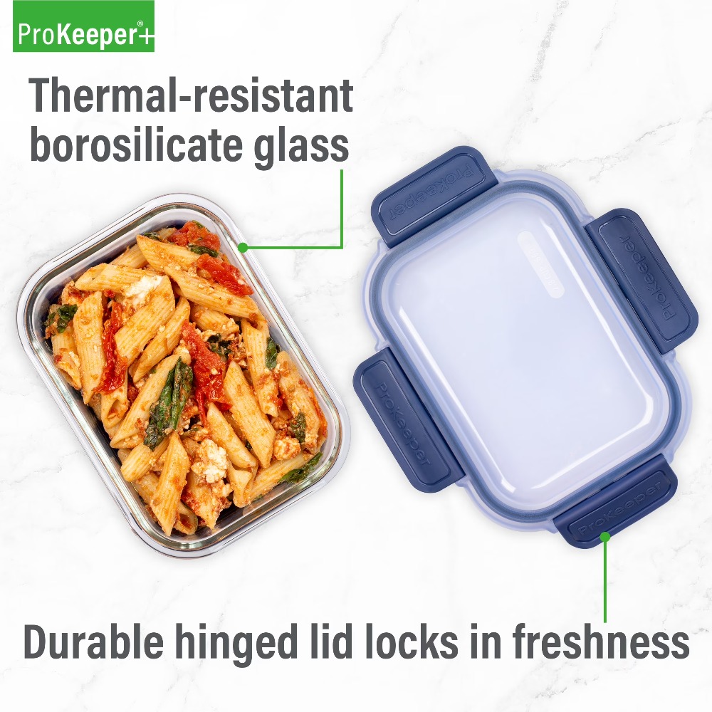 2,8-cup glazen voedselbewaarba - Food Storage Containers Glass recensie en prijs