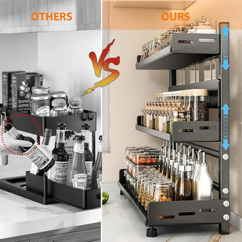 3-laags kruidenrek voor aanrec - Food Storage Shelving recensie en prijs