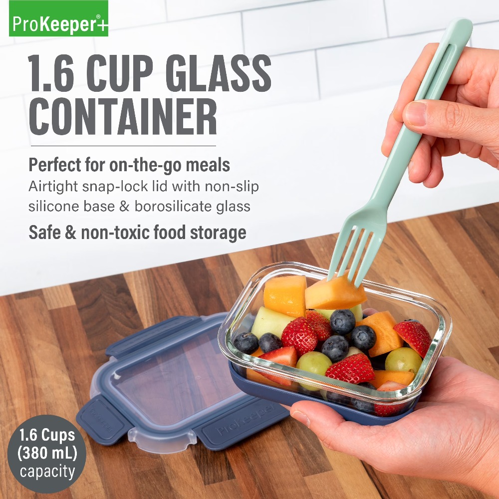 2-pack glazen voedselbewaarcon - Food Storage Design recensie en prijs