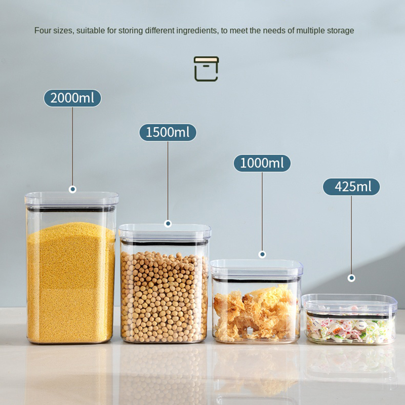 Afgesloten pot keukenkast orga - Food Storage Containers Glass recensie en prijs