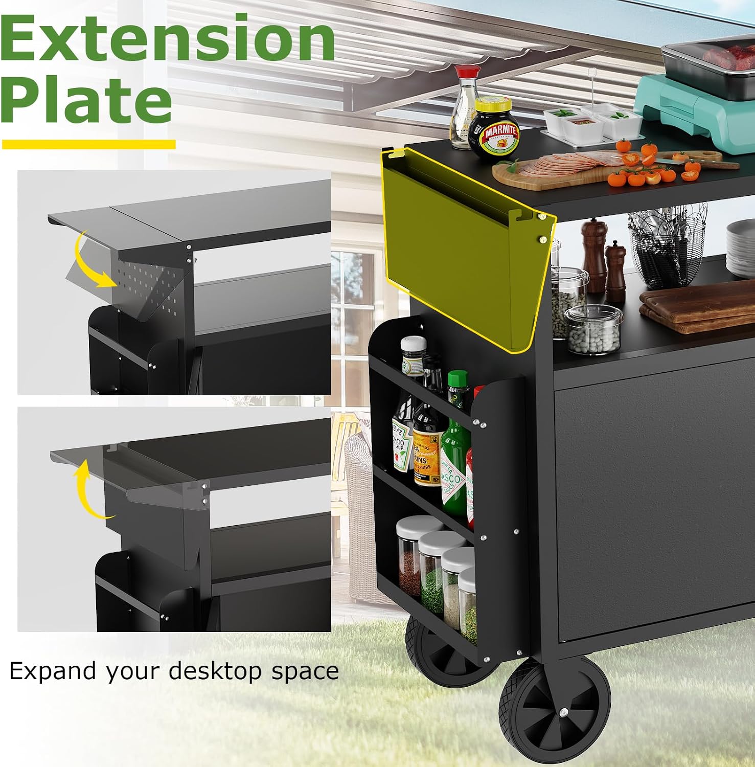 Buitenkeuken op wielen met opb - Food Storage With Wheels recensie en prijs