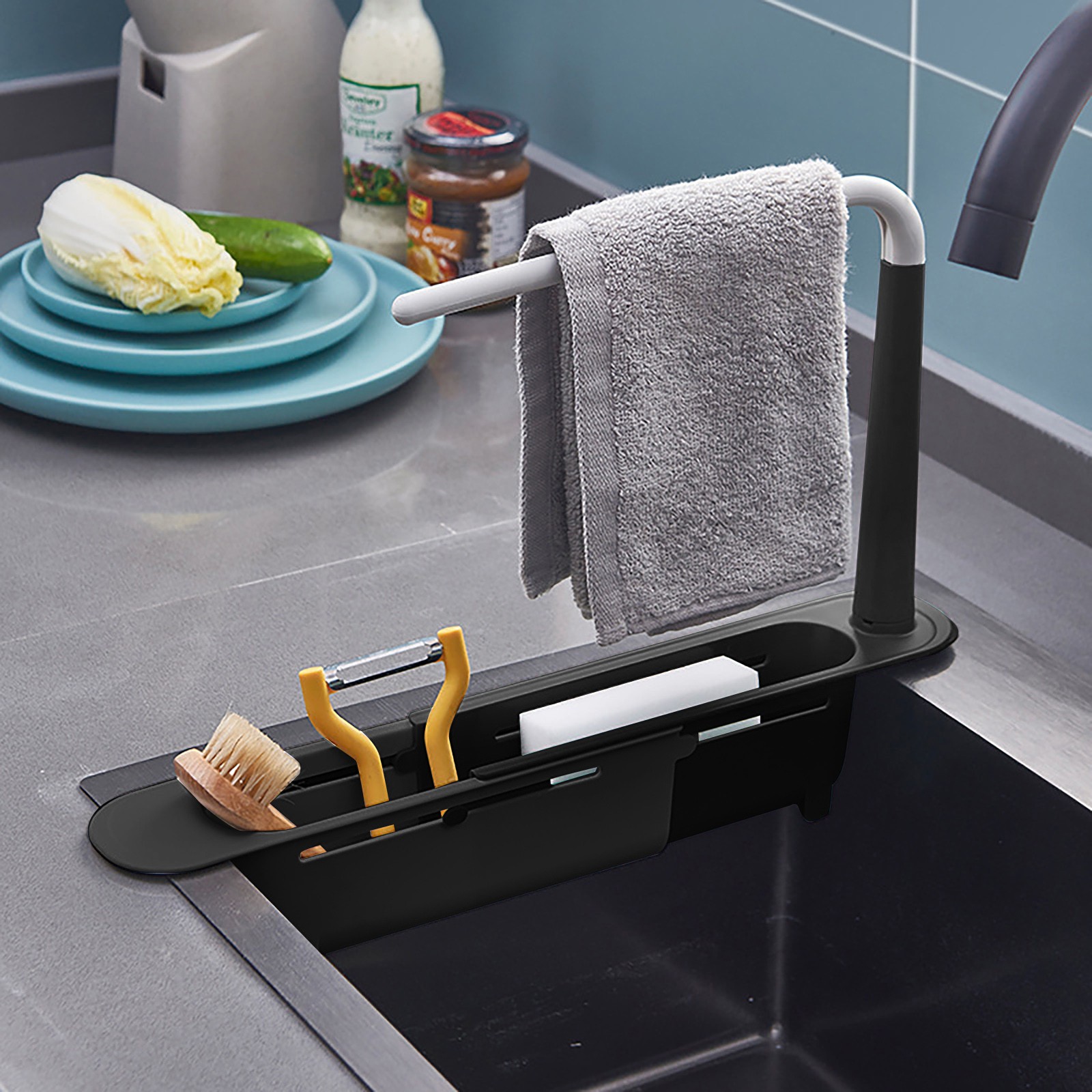 Elescopische Gootsteen Plank A - Food Storage Shelving recensie en prijs