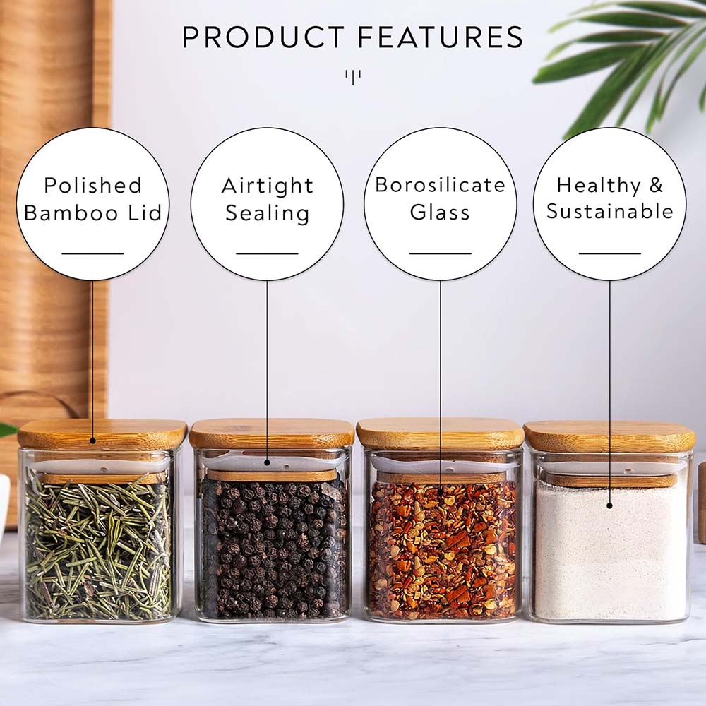 5Oz Glazen Potten Met Kruidene - Food Storage Set Glass recensie en prijs