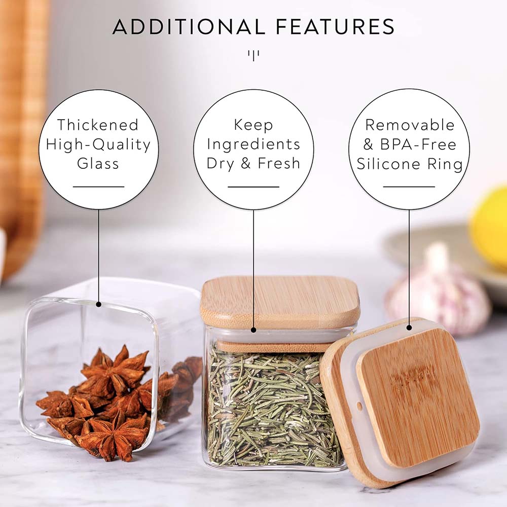5Oz Glazen Potten Met Kruidene - Food Storage Set Glass recensie en prijs