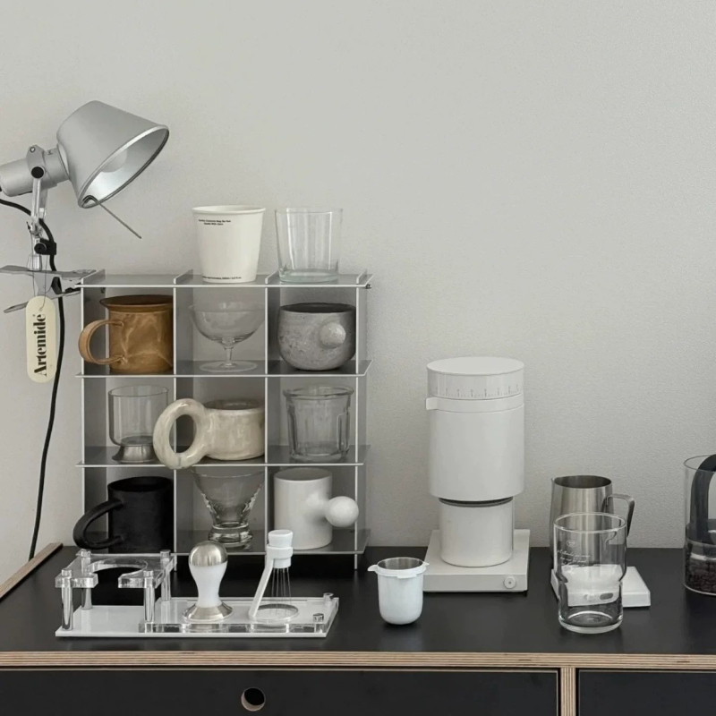 Minimalistische aluminiumleger - Food Storage Shelving recensie en prijs