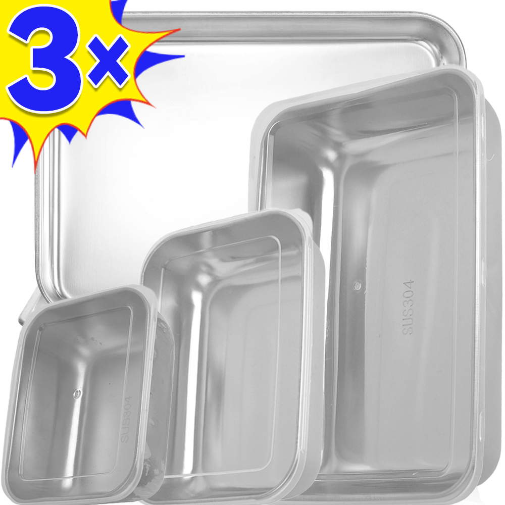 Roestvrijstalen voedselopbergd - Food Storage Bins recensie en prijs