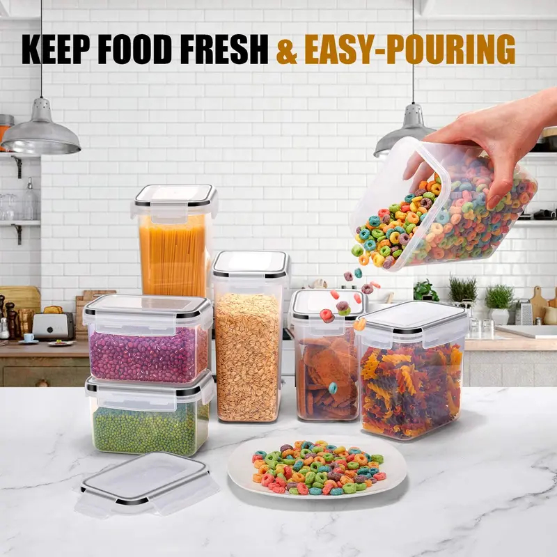 7-delige set voor het bewaren  - Food Storage Jar Set recensie en prijs