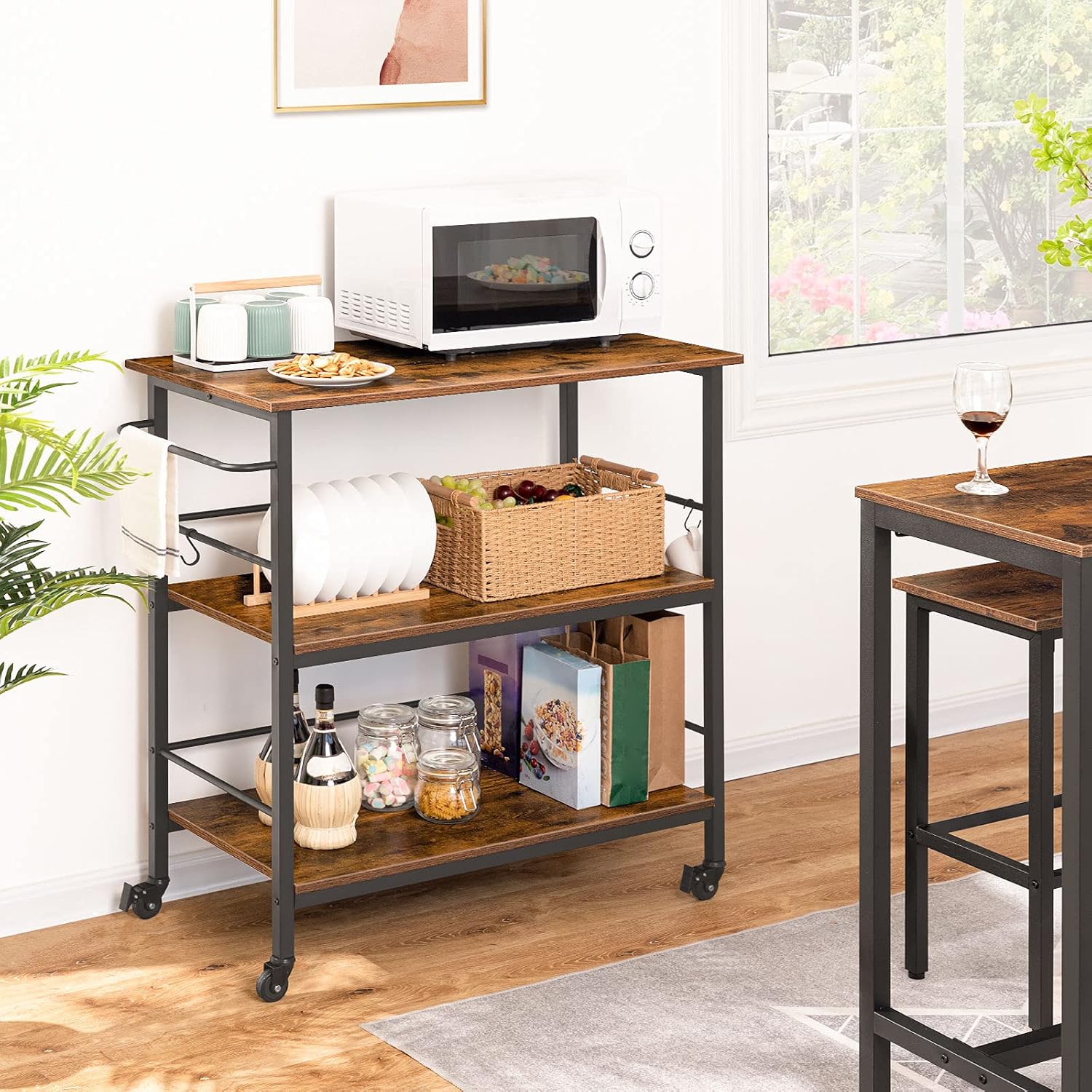Industrieel keukeneiland met 3 - Food Storage In Room recensie en prijs