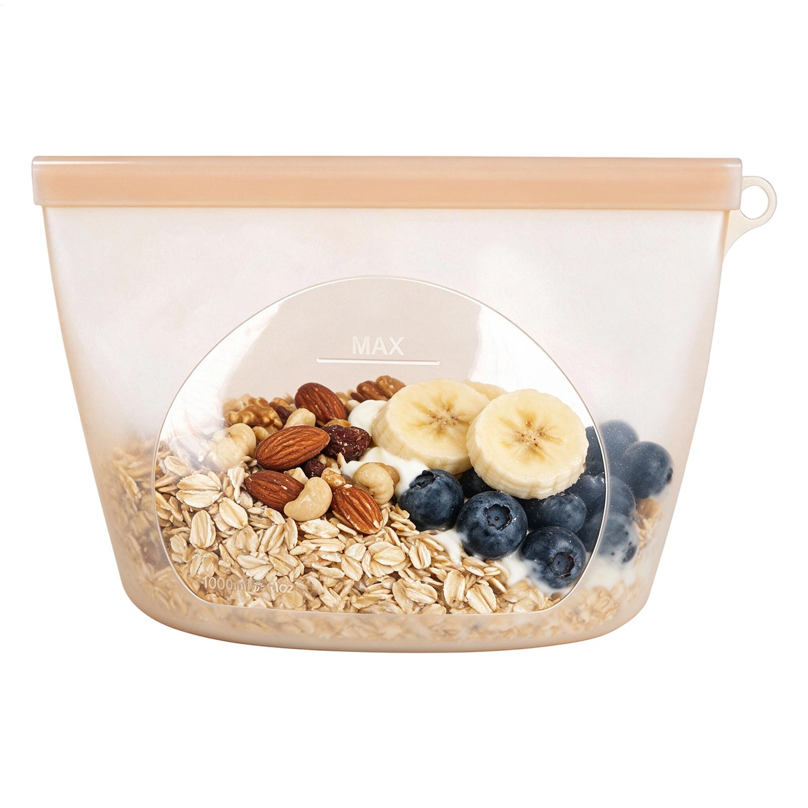 Siliconen zakken voor voedselo - Food Storage Ziploc recensie en prijs