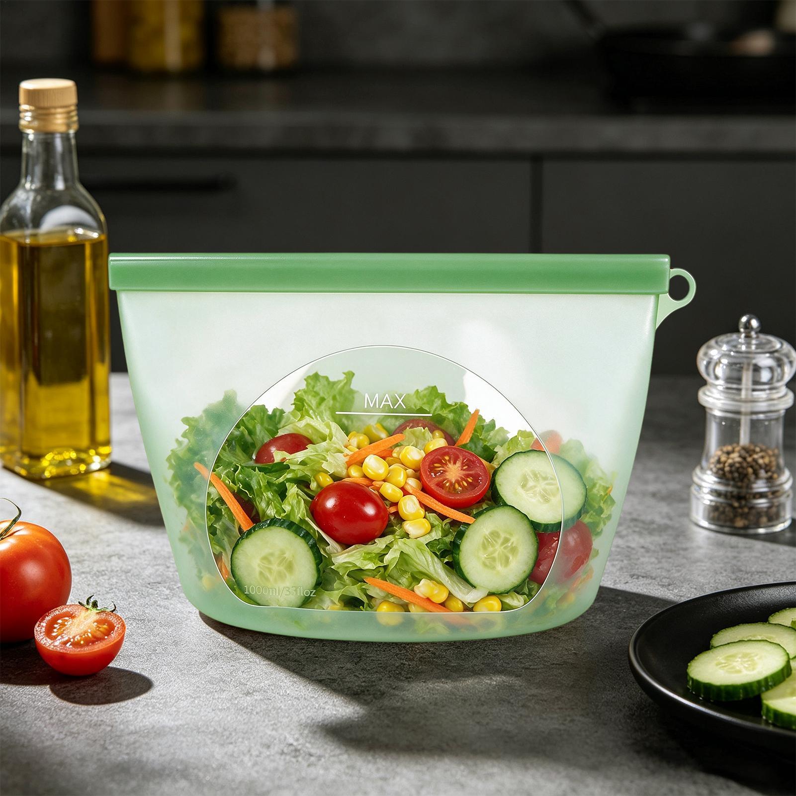 Siliconen zakken voor voedselo - Food Storage Ziploc recensie en prijs