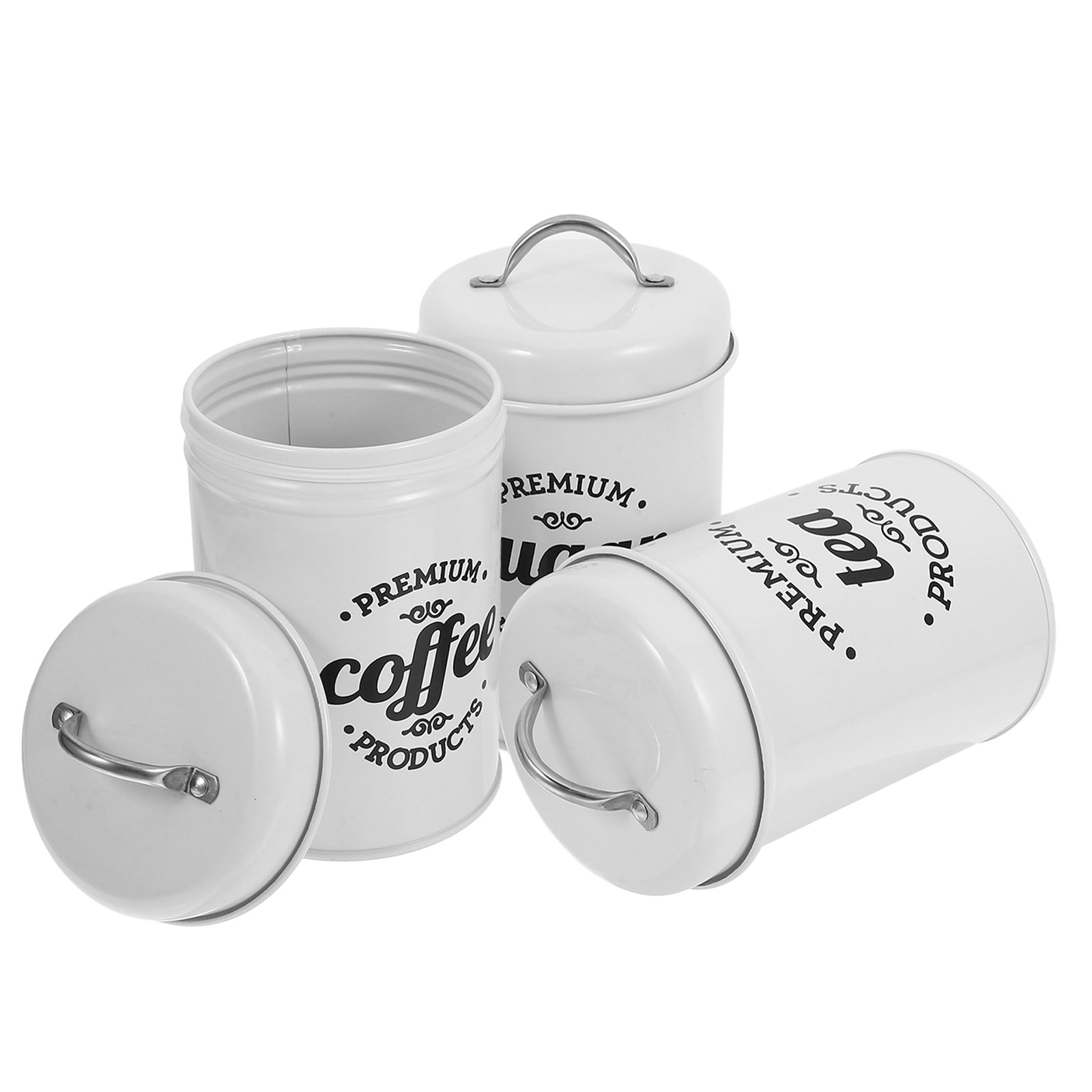 Afgesloten ijzeren blikjesset, - Food Storage Containers Set recensie en prijs