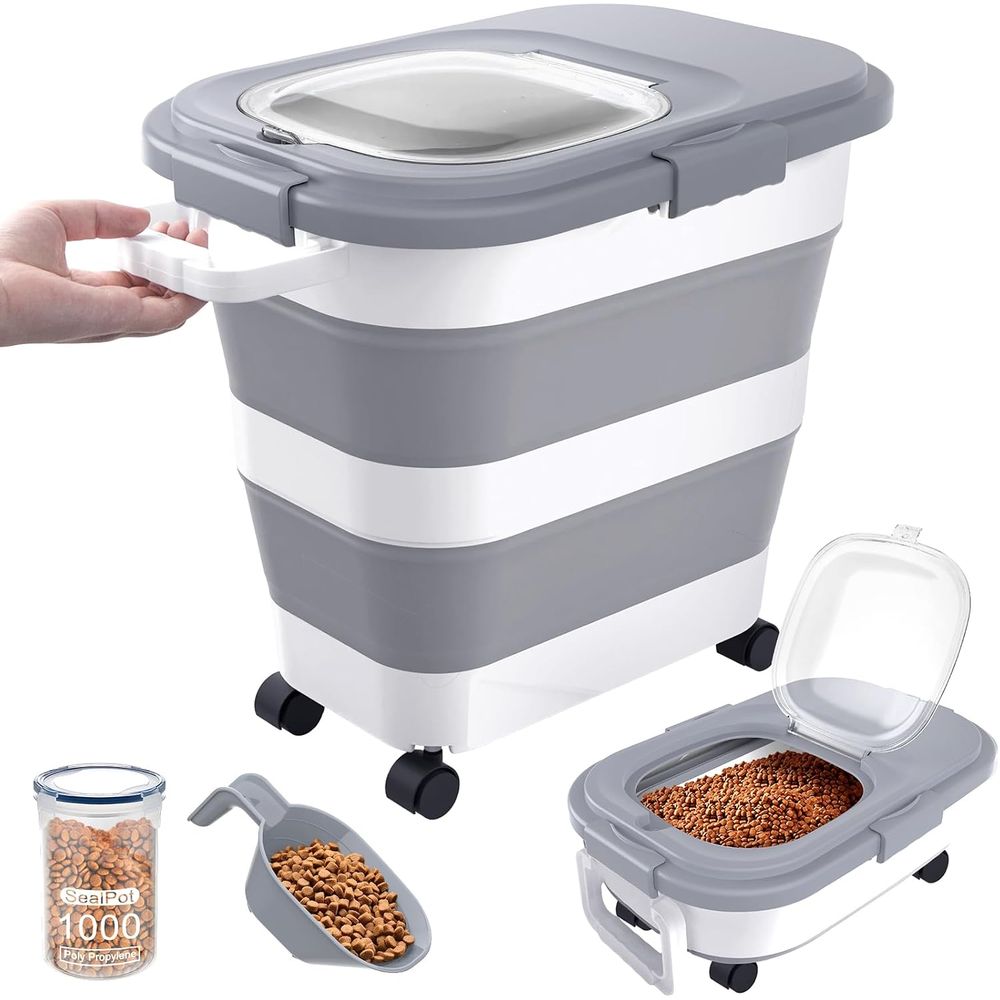 Luchtdichte hondenvoeropbergco - Food Storage With Wheels recensie en prijs