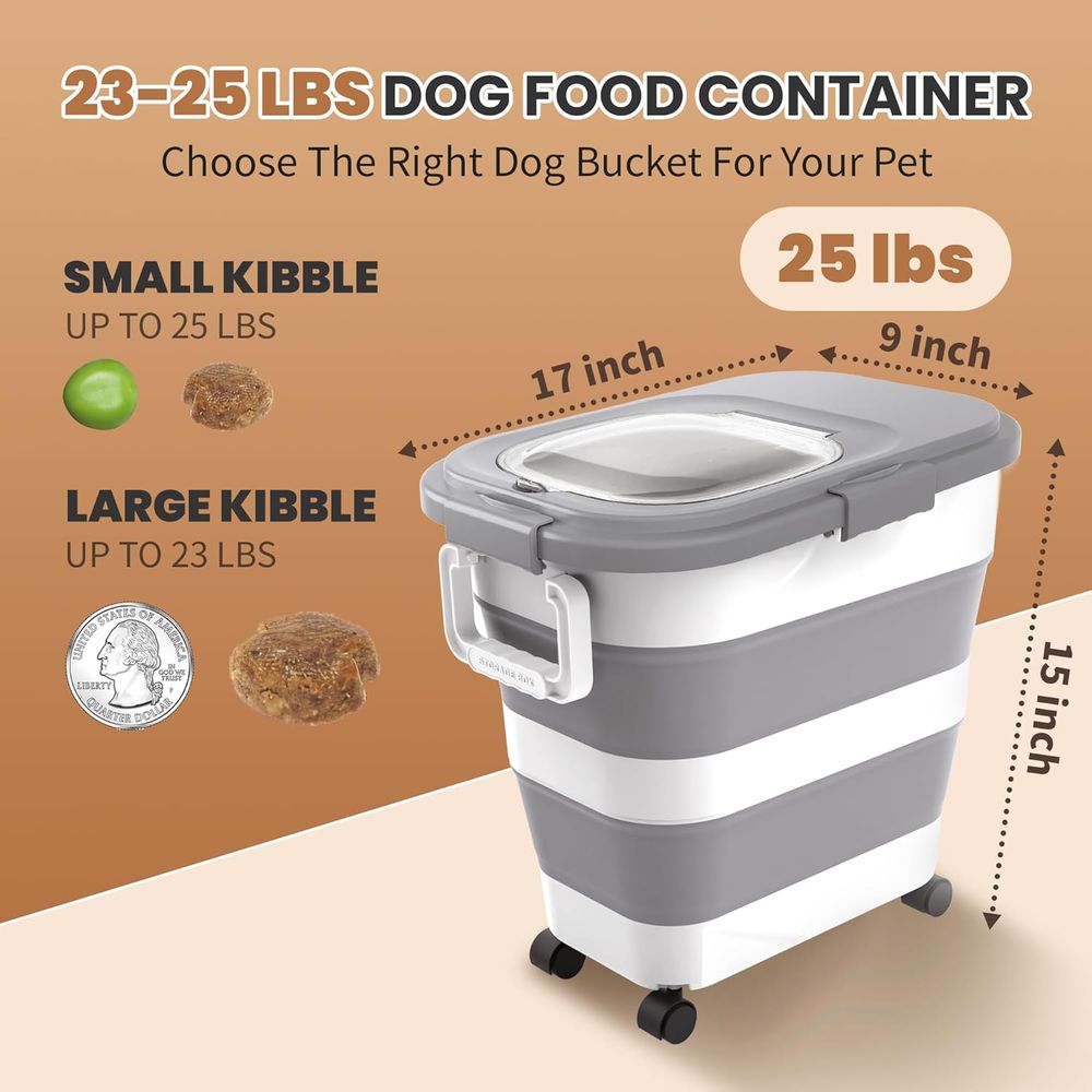 Luchtdichte hondenvoeropbergco - Food Storage With Wheels recensie en prijs