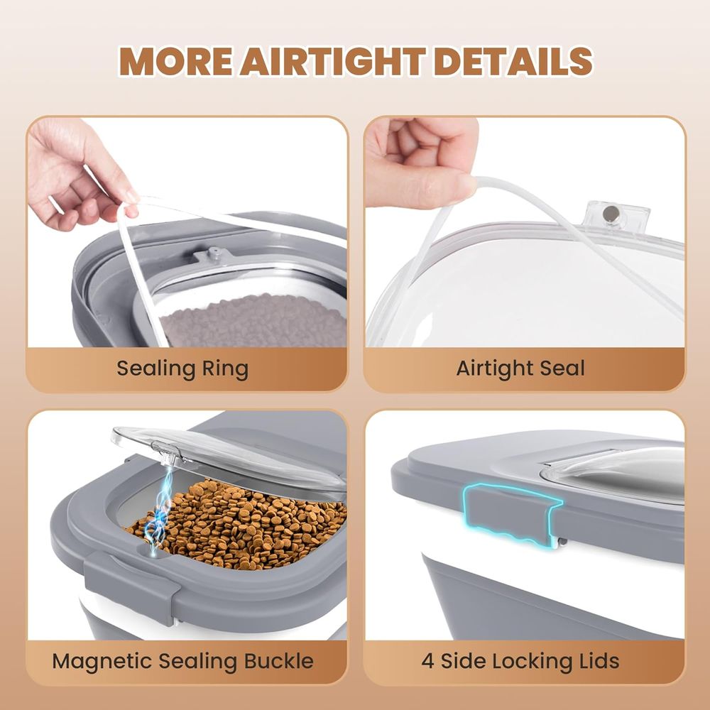 Luchtdichte hondenvoeropbergco - Food Storage With Wheels recensie en prijs