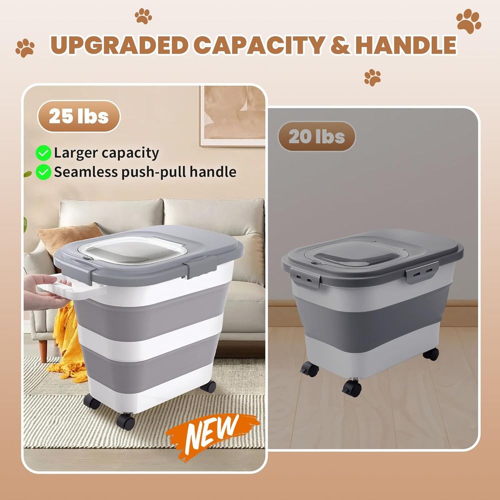Luchtdichte hondenvoeropbergco - Food Storage With Wheels recensie en prijs