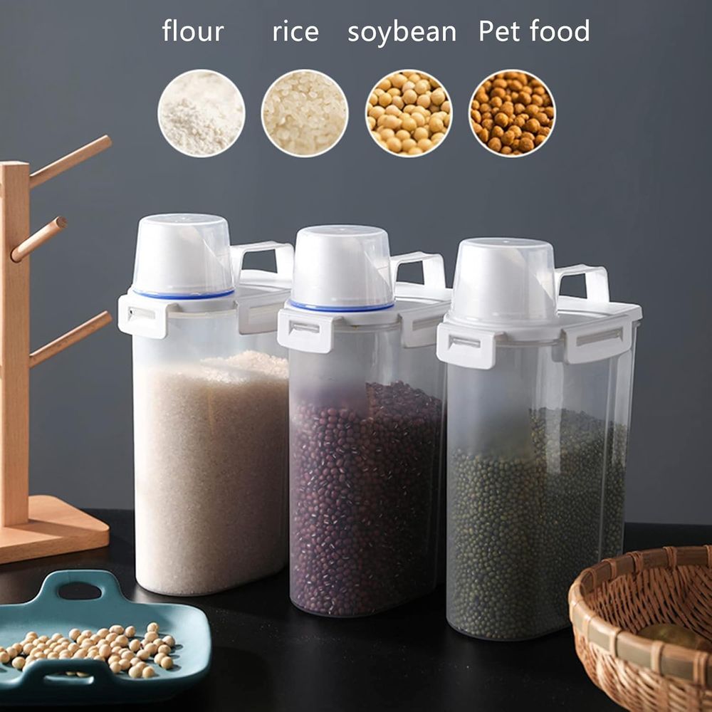 5,5 Lbs Rijst Luchtdicht Droge - Food Storage Bins recensie en prijs