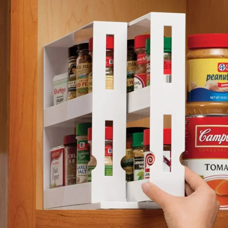Multifunctionele 2-laags draai - Food Storage Shelving recensie en prijs