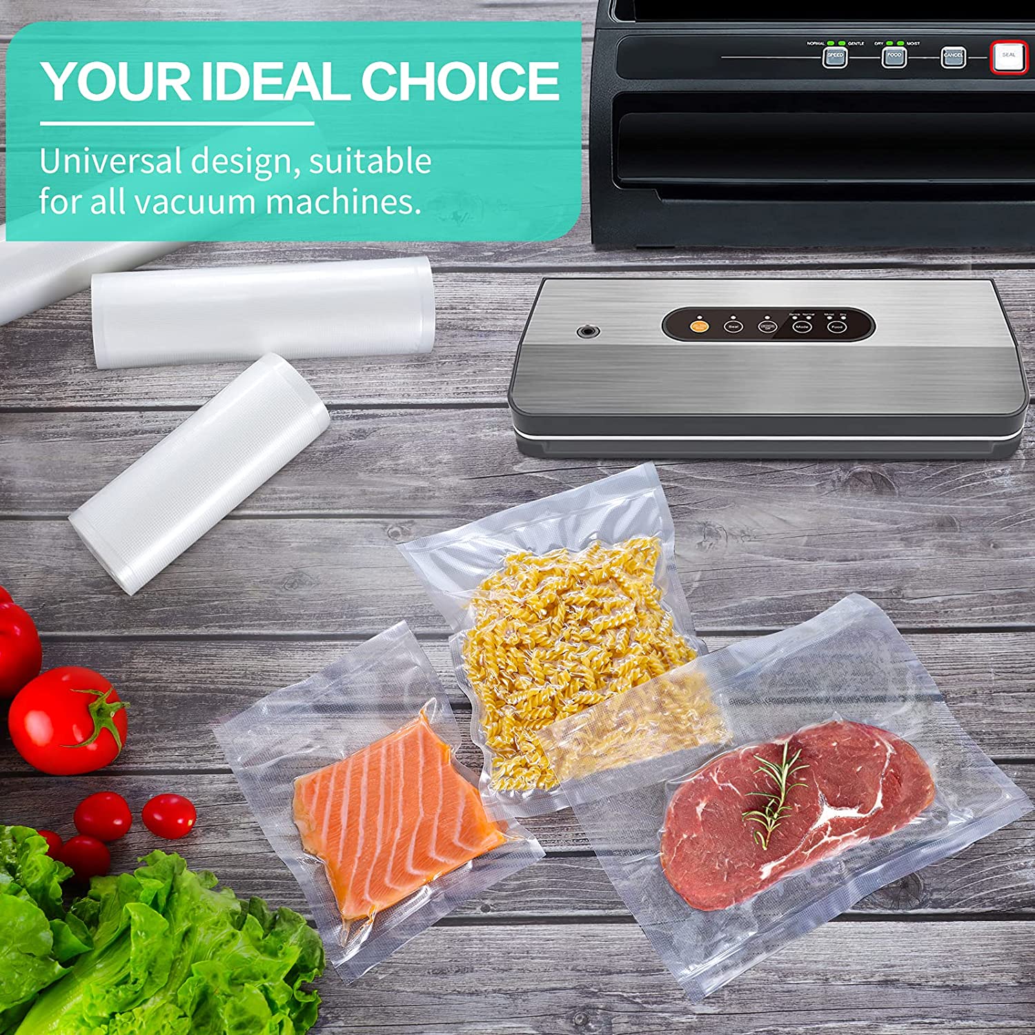 Keukenzakken voor vacuümvoedse - Food Storage Vacuum Seal recensie en prijs