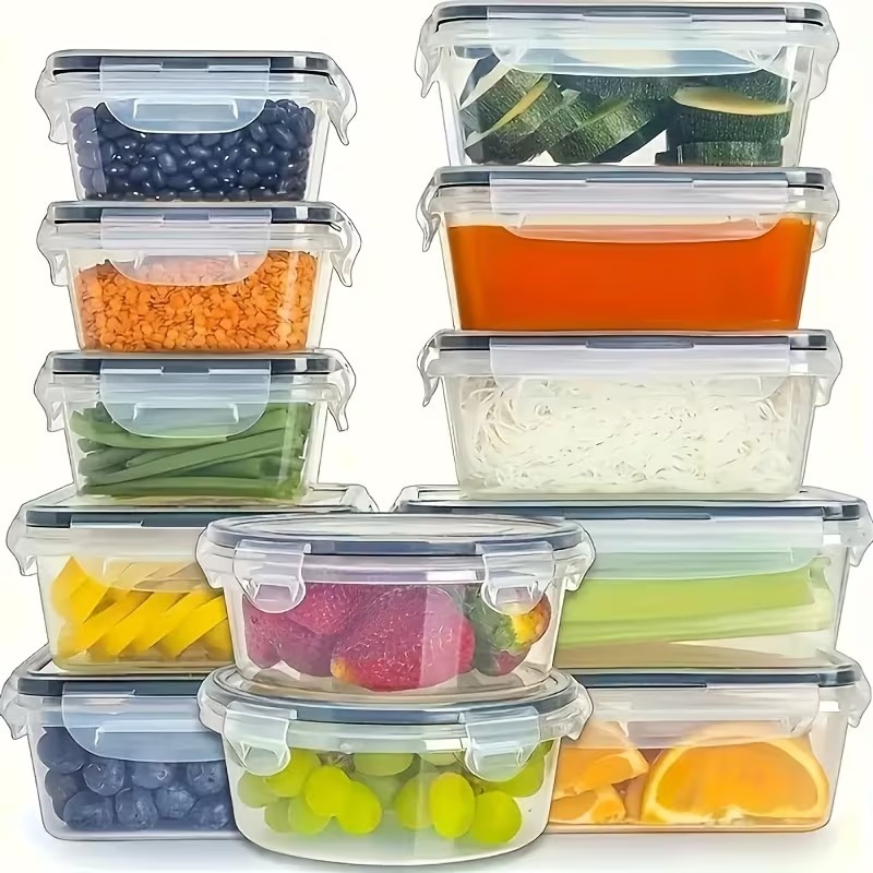 4-delige transparante voedselb - Food Storage Containers Set recensie en prijs