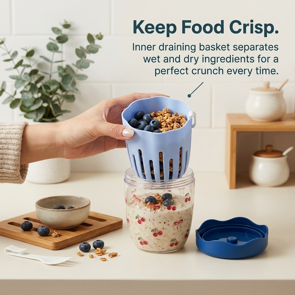 Draagbare plastic overnight oa - Food Storage Handling recensie en prijs
