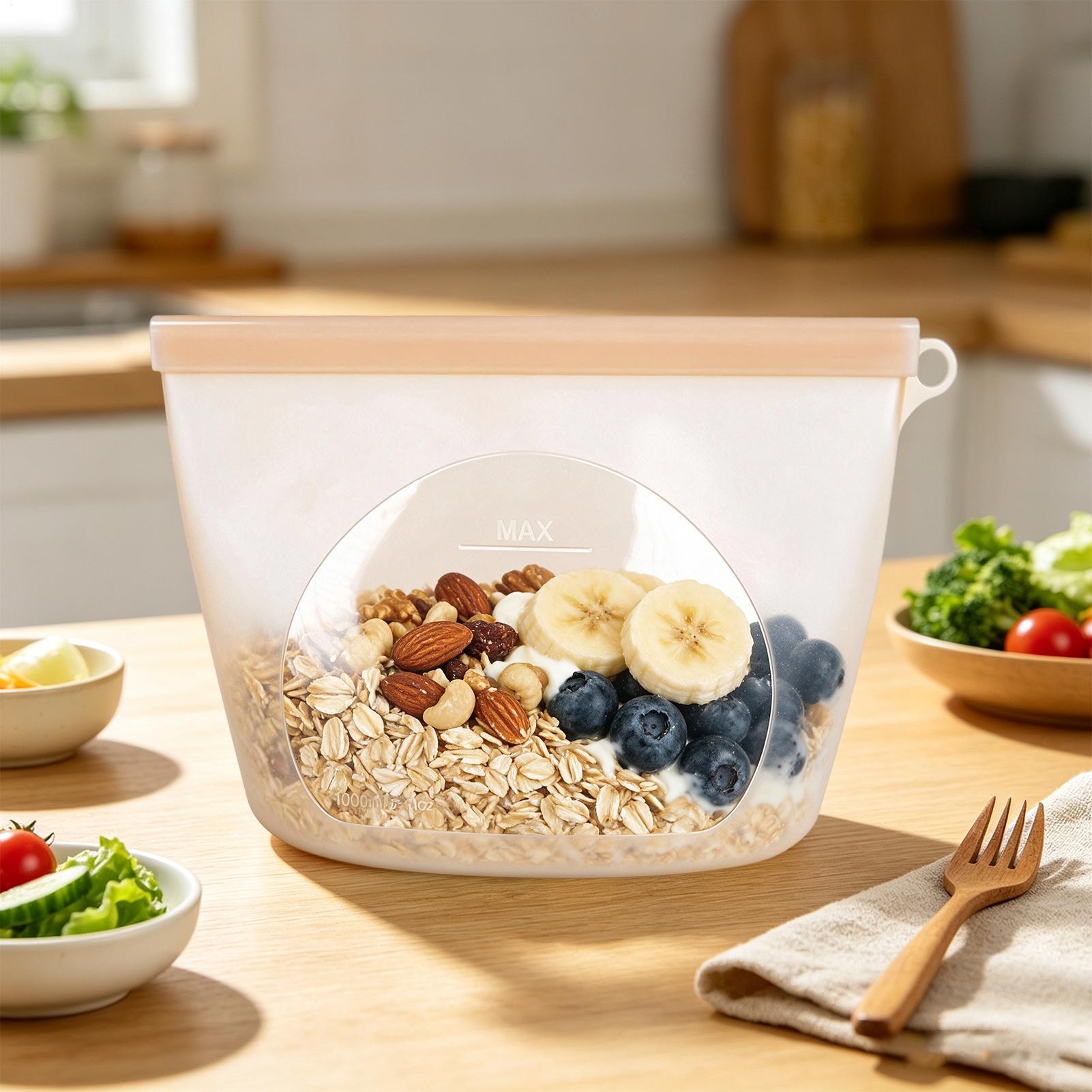 Herbruikbare voedselbewaarzakk - Food Storage Ziploc recensie en prijs