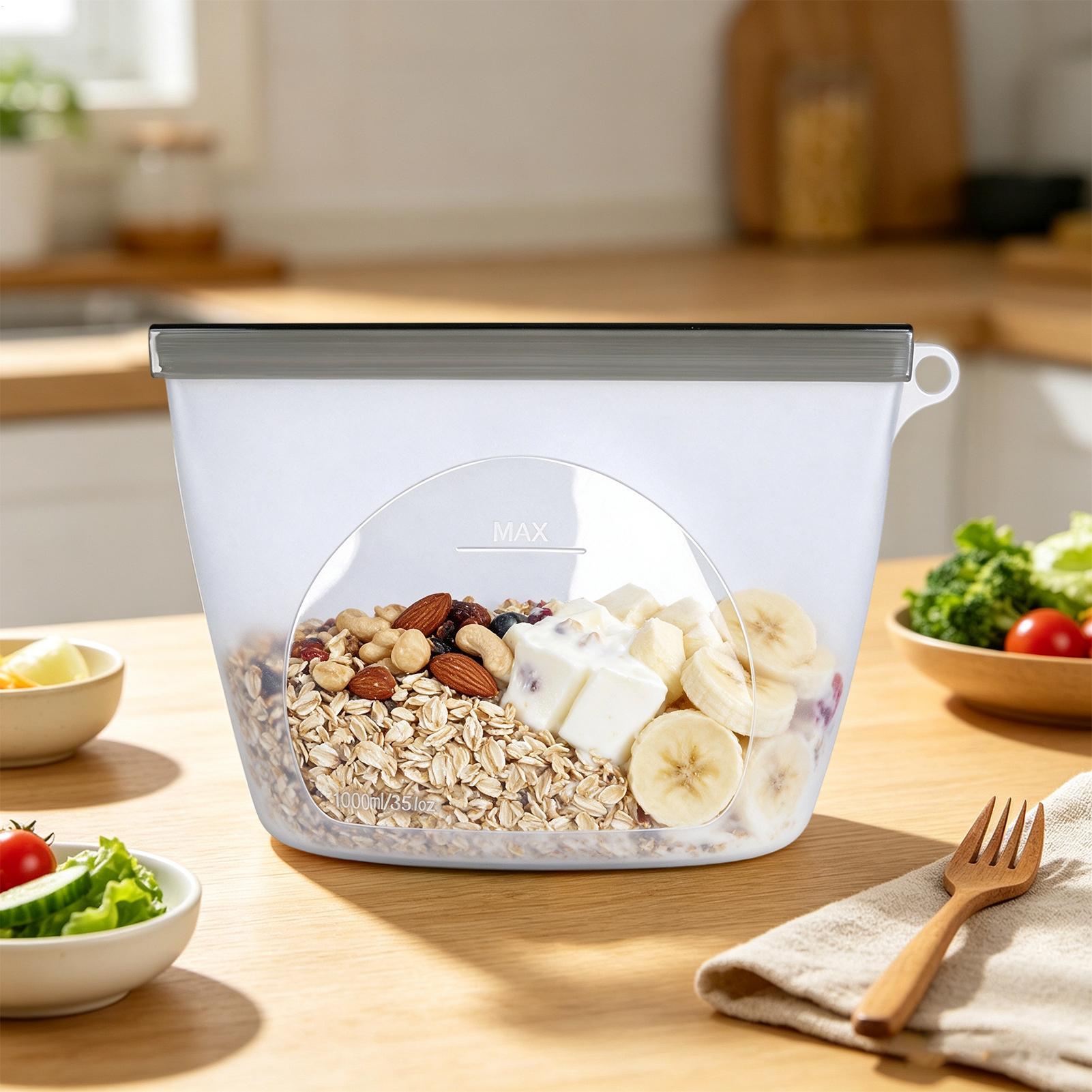 Herbruikbare voedselbewaarzakk - Food Storage Ziploc recensie en prijs