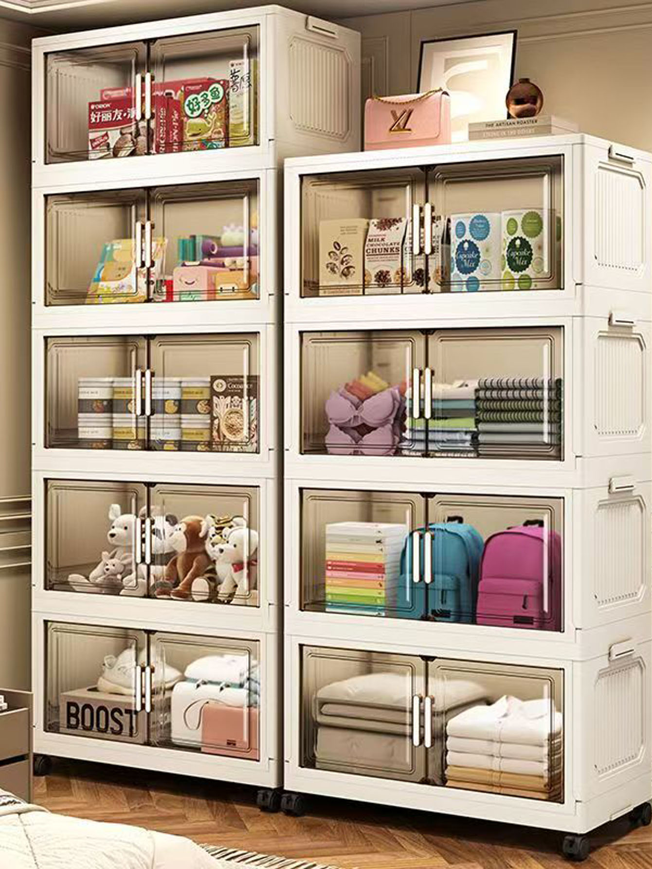 Opbergkast Opvouwbare opbergdo - Food Storage In Room recensie en prijs