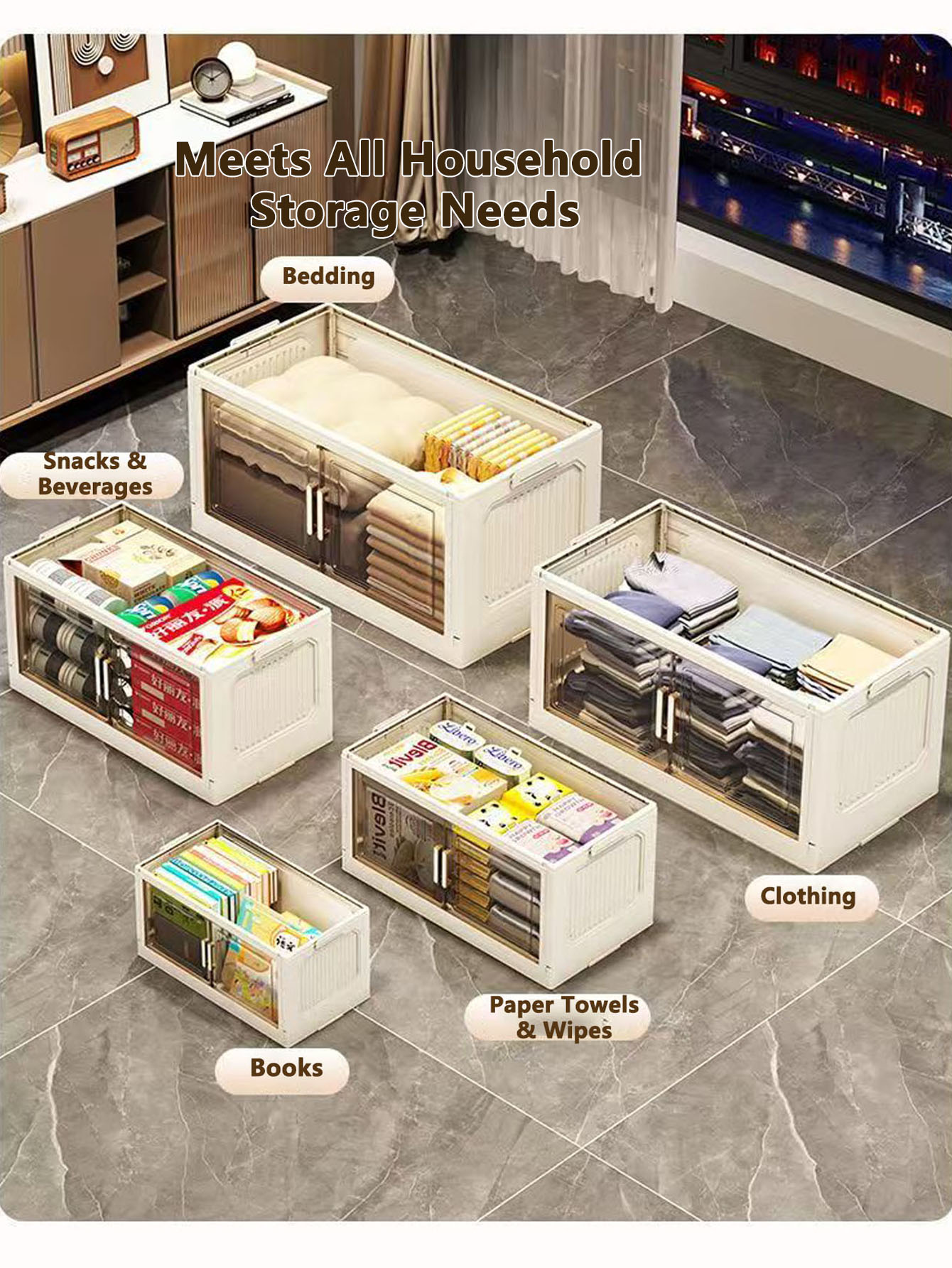 Opbergkast Opvouwbare opbergdo - Food Storage In Room recensie en prijs