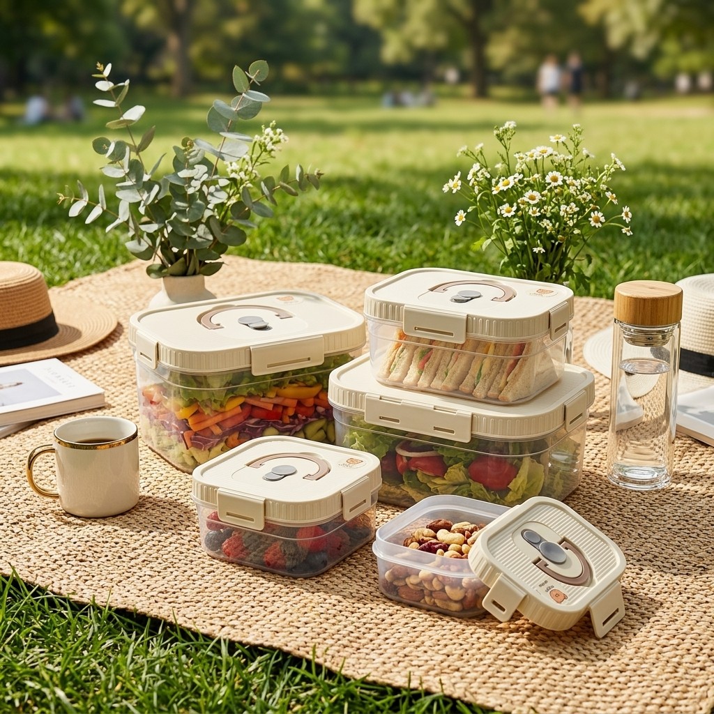 Stapelbare voedselbewaarbak me - Food Storage Handling recensie en prijs
