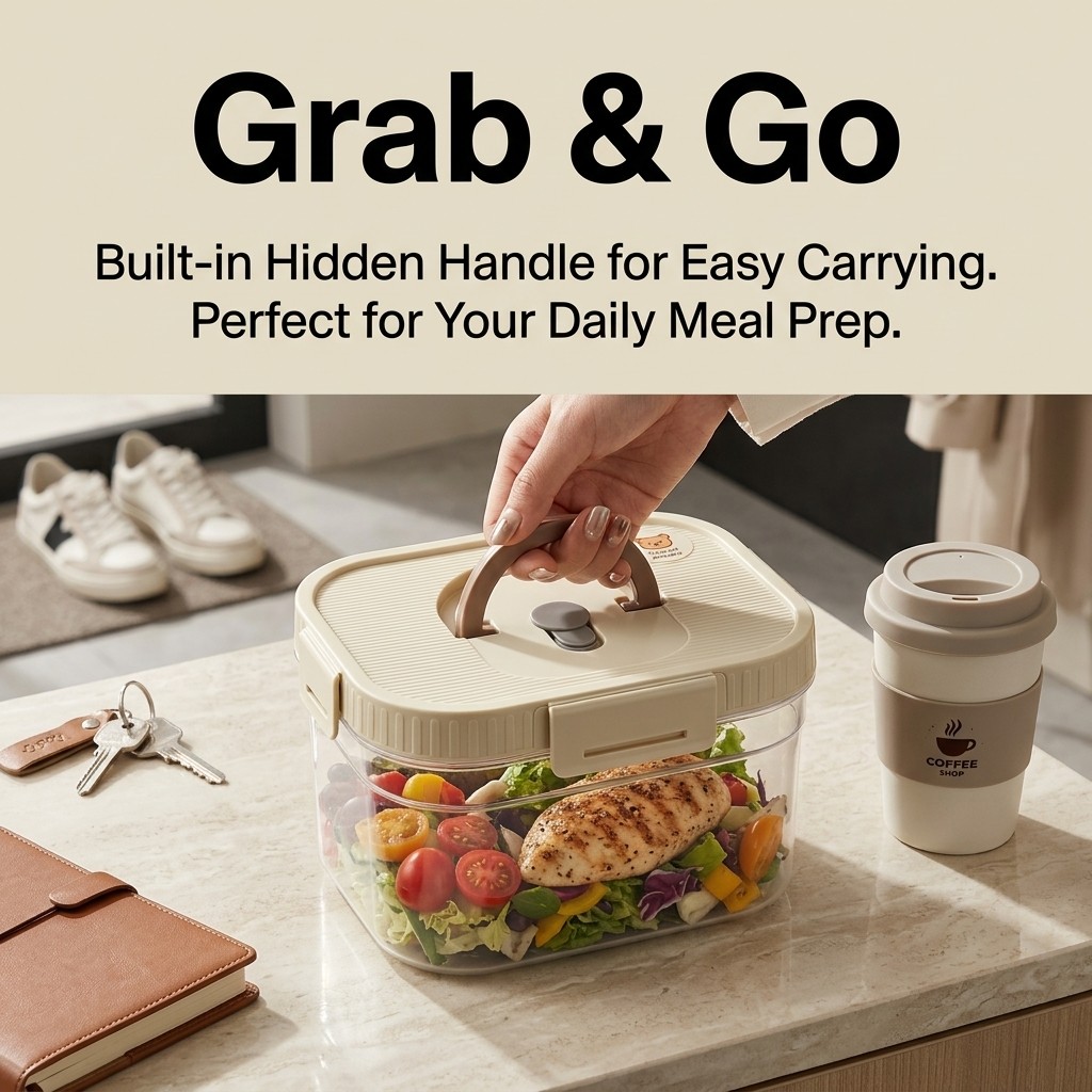 Stapelbare voedselbewaarbak me - Food Storage Handling recensie en prijs