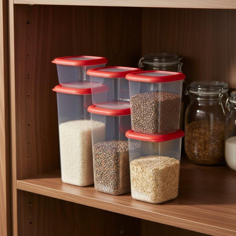 6-delige luchtdichte voedselbe - Food Storage Containers Set recensie en prijs