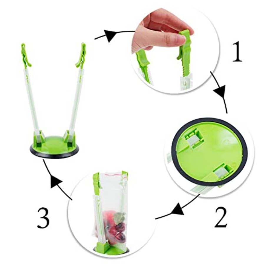 Baggy Rack - 8 stuks, voedselb - Food Storage Ziploc recensie en prijs