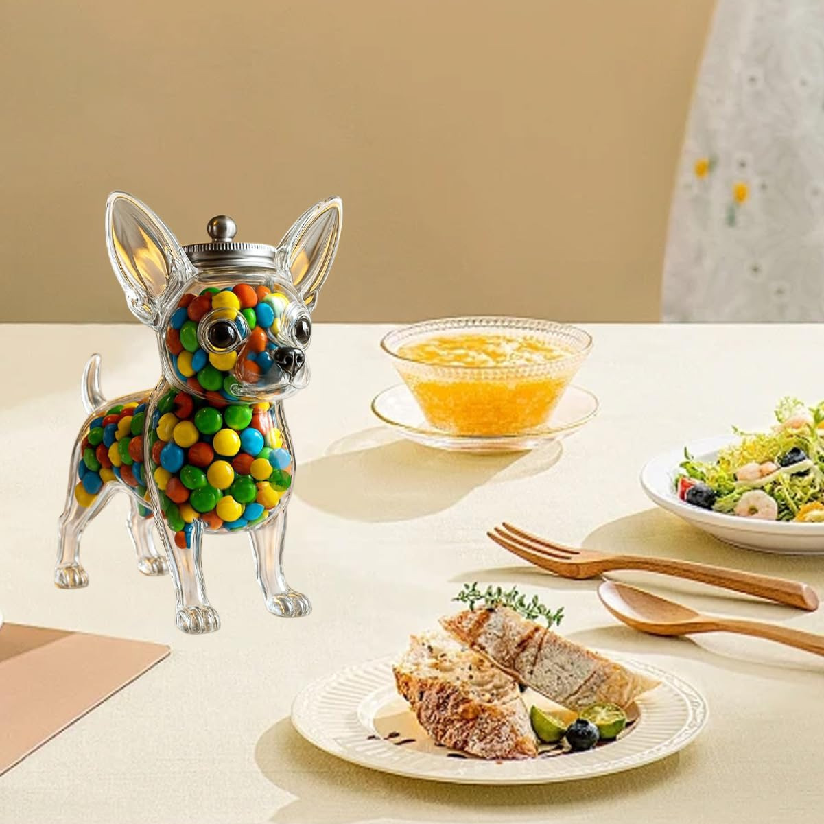 Chihuahua-vormige container vo - Food Storage Set Glass recensie en prijs