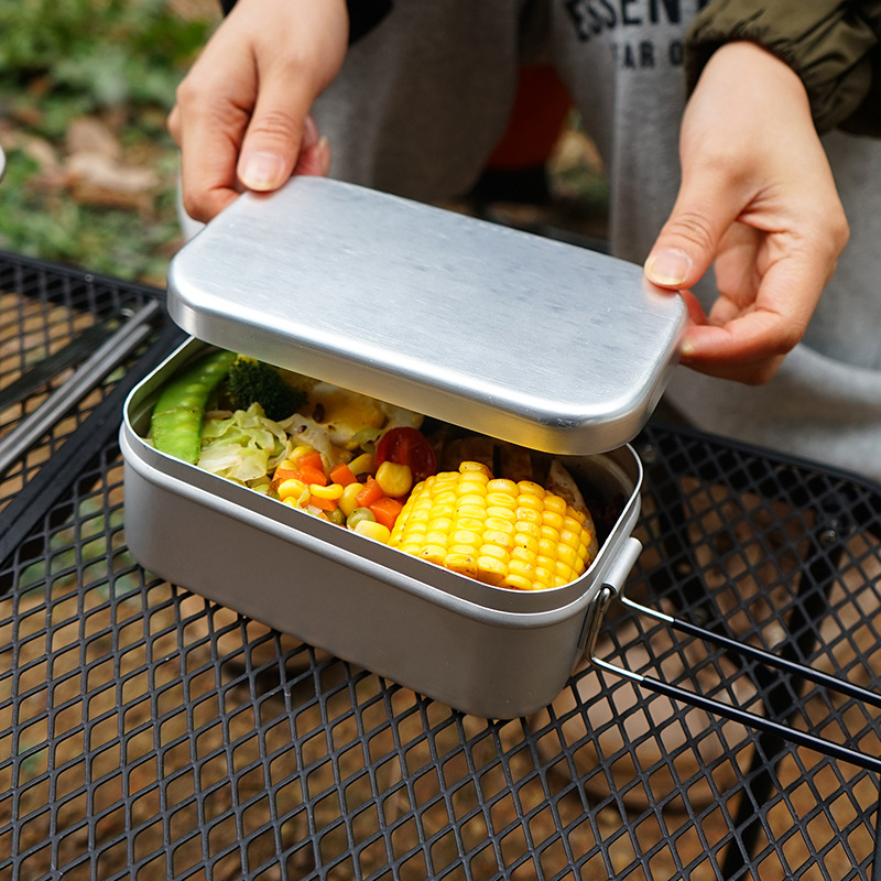 Camping Lunchbox Stoomrek Alum - Food Storage Aluminum Containers recensie en prijs