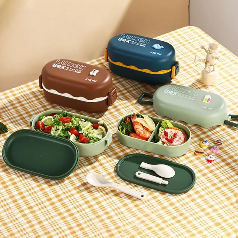 850Ml Lunchbox Dubbellaags Pla - Food Storage Vault recensie en prijs