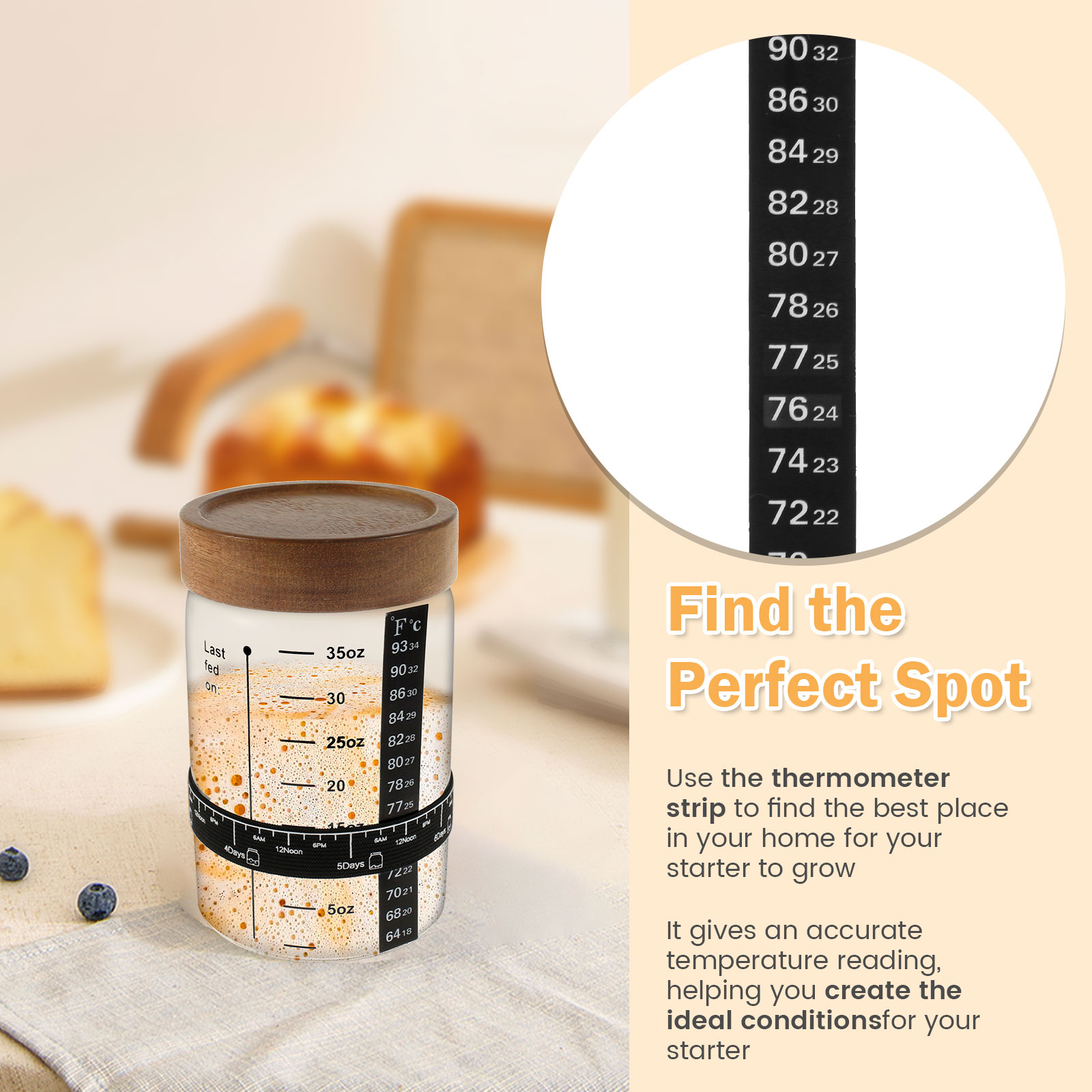 Zuurdesem Starterpot Kit 1000M - Food Storage Containers Glass recensie en prijs