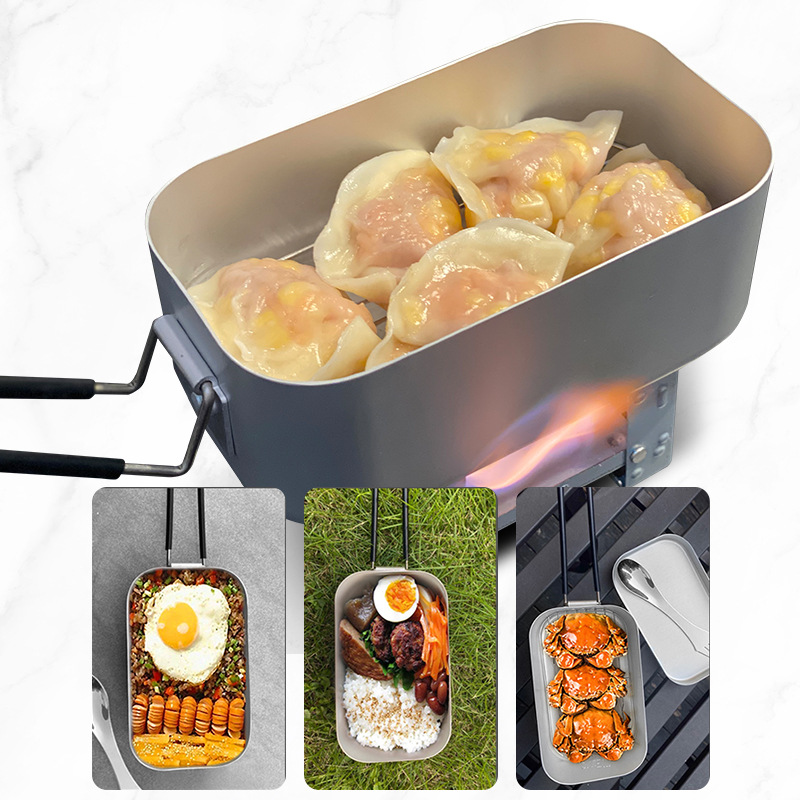 Aluminium Lunchbox, Roestvrij  - Food Storage Aluminum Containers recensie en prijs